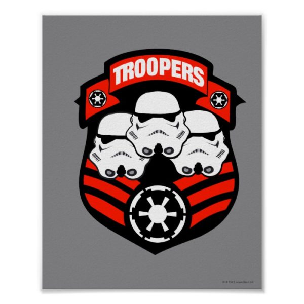 Stormtroopers Imperial Badge Poster