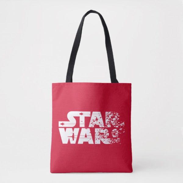 White Star Wars Logo Tote Bag