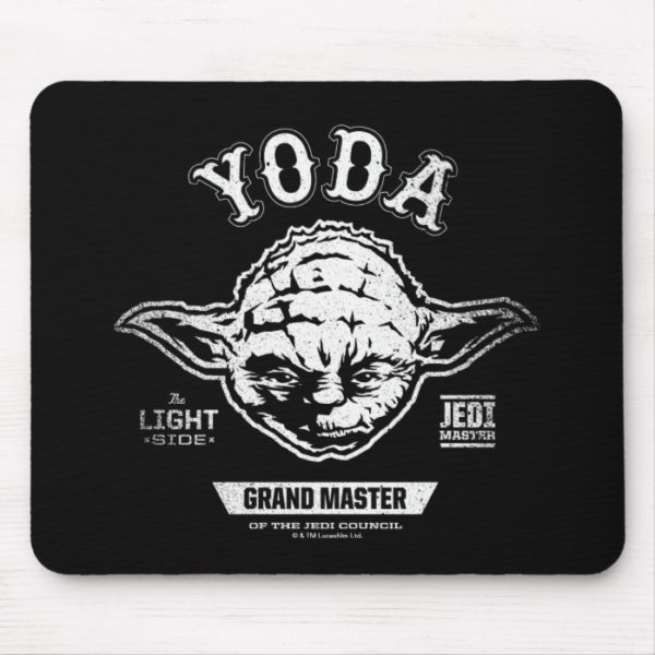 Yoda Grand Master Emblem Mouse Pad