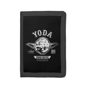 Yoda Grand Master Emblem Trifold Wallet