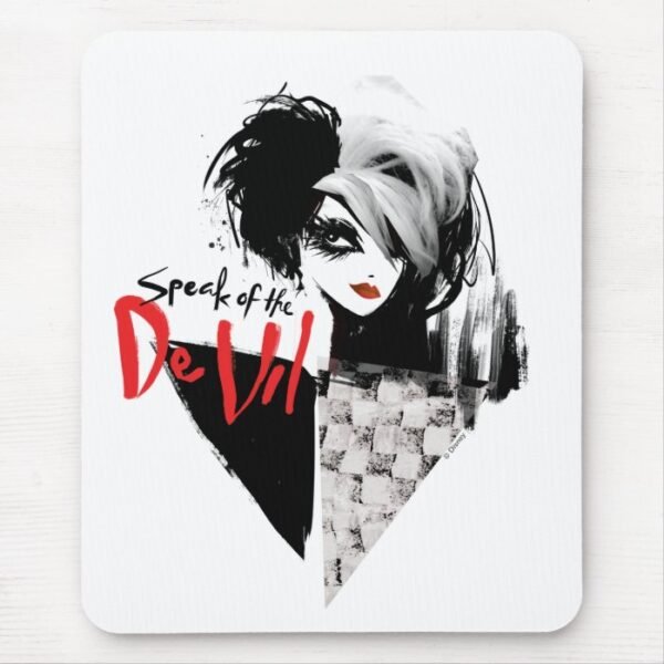 Cruella | Speak of the De Vil Diamond Collage Mouse Pad