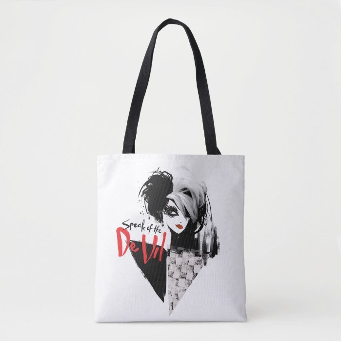 Cruella | Speak of the De Vil Diamond Collage Tote Bag