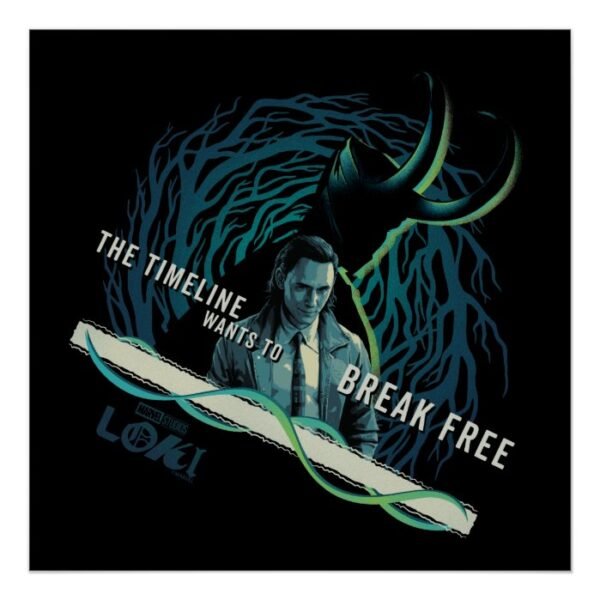 Loki - The Timeline Wants To Break Free Poster